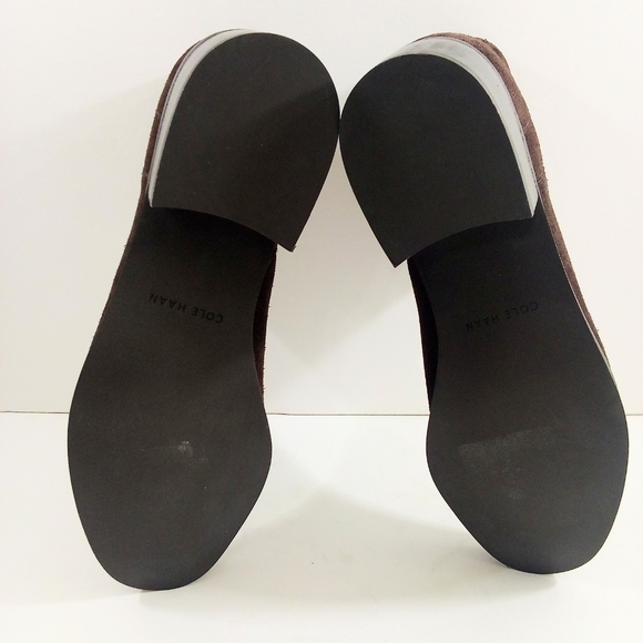 Cole Haan Holis Women 7.5 Suede Brown Booties W29147 - Picture 7 of 8